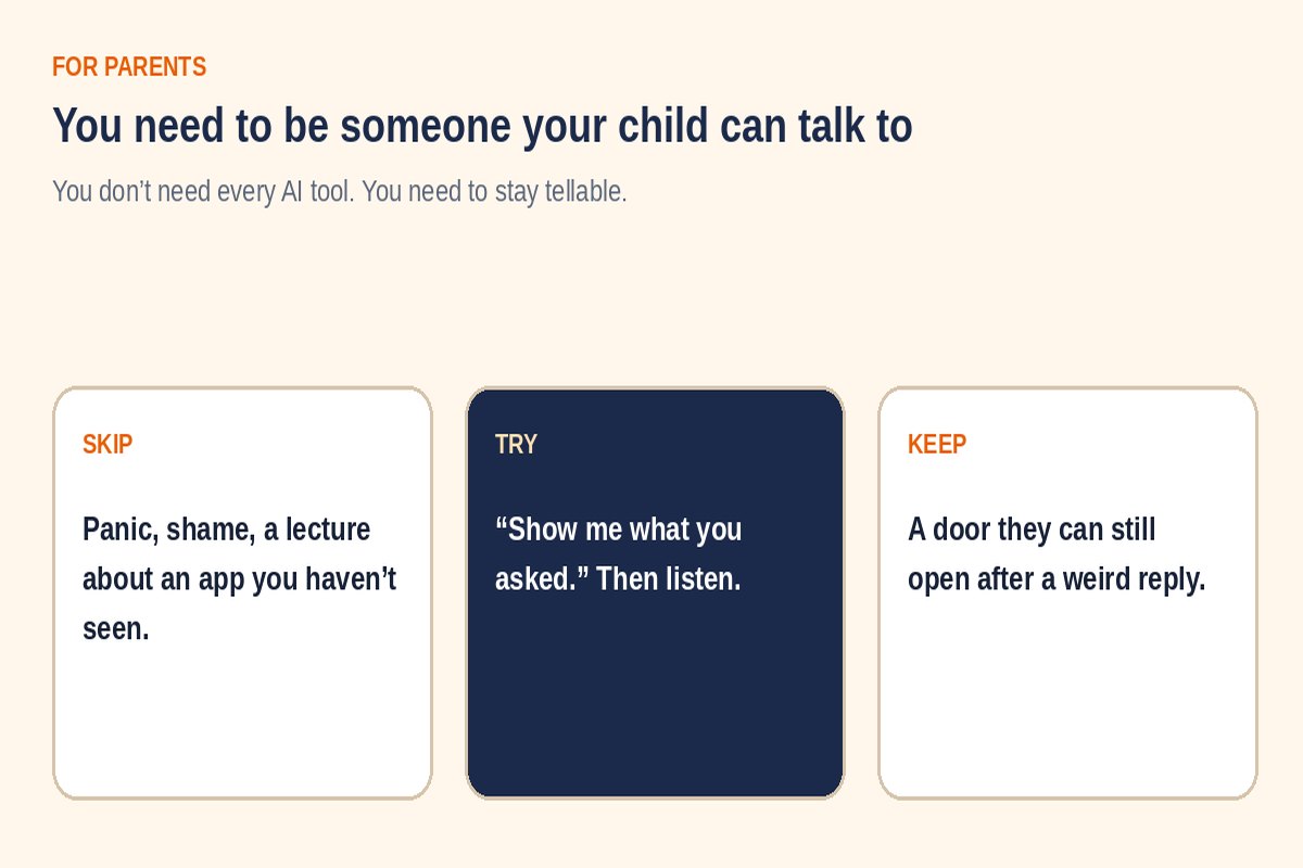 Tools will keep changing. The person they can bring a weird reply to should not.